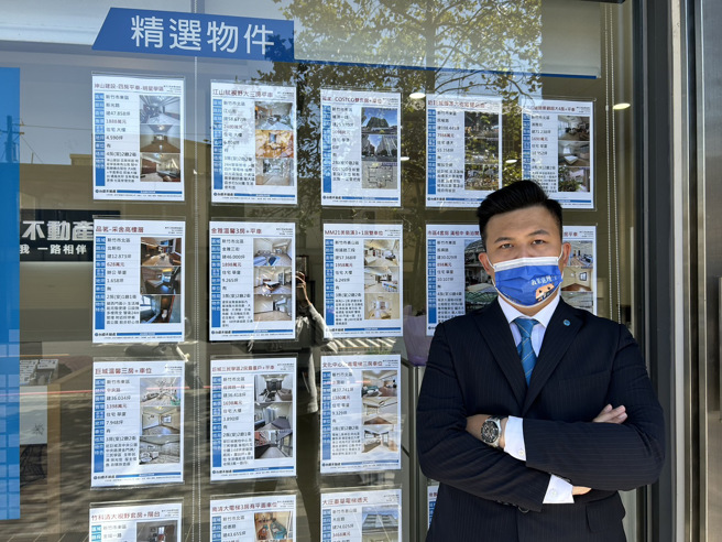 29岁就创业的杜文，成立台庆不动产新竹三民金泽加盟店4年，累积业绩已达到1.6亿元。(图片来源：永庆房产集团)