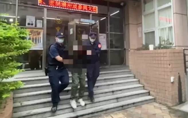 黃男被警方依公共危險、毀損、傷害等罪嫌移送。（警方提供）