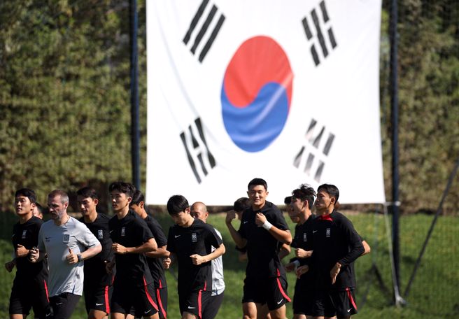 南韩世界杯首战将对上强权乌拉圭。（图／路透社）