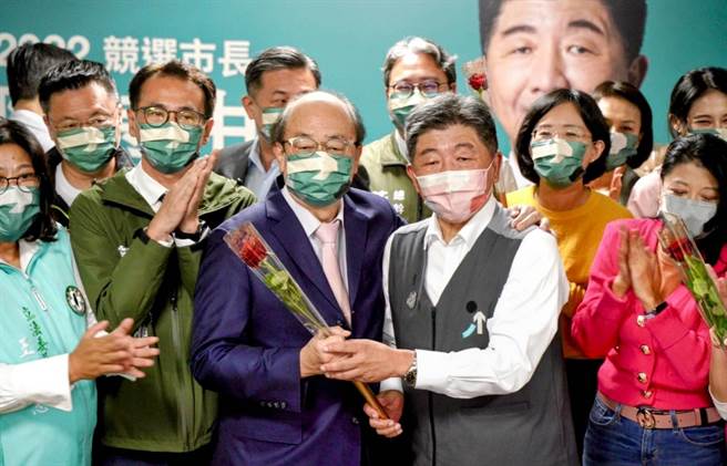 只有民進黨是台灣隊？陳時中：所有愛台灣的人都是。（陳時中競總提供）