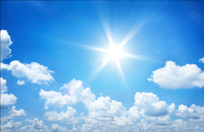 大陸內蒙古有民眾發現，天空竟出現3顆太陽，影片曝光引發討論，不少網友笑說「后羿射日是真的」。(示意圖/達志影像)