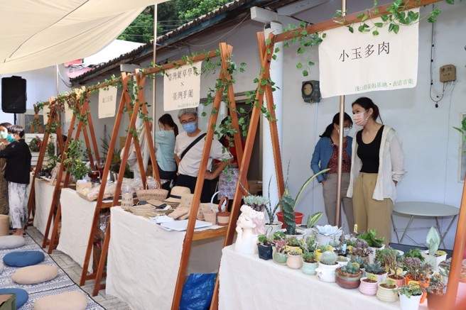 创意市集。(图/苗栗县府提供)