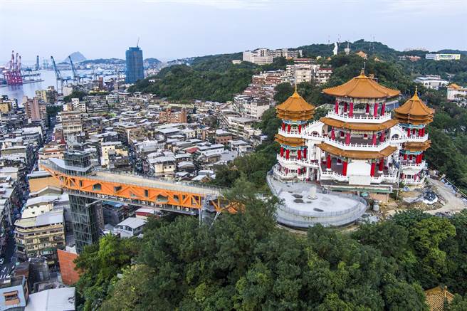 基隆塔即將完工啟用，總統蔡英文表示，這將會成為基隆國際級的重要地標。（基隆市政府提供／張志康基隆傳真）