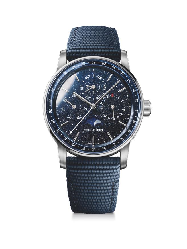 爱彼表CODE 11.59系列万年历腕表，41mm，台币299万元。（Audemars Piguet提供）