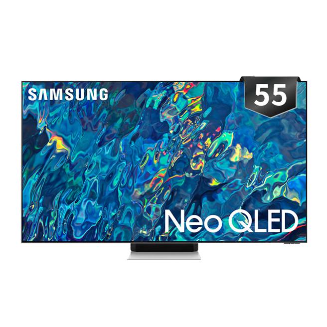 PChone 24h購物的三星 55吋 Neo QLED 4K 量子電視，30日前特價5萬4900元。（PChone 24h購物提供）