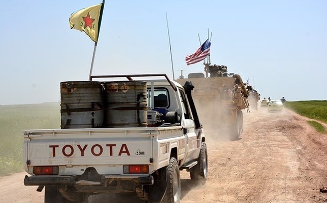 美国与库德族的人民保护部队相当友好，抗议土耳其持续轰炸库德人定居点。(图/USMC)