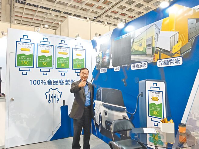 升阳电池董事长杨敏聪。图／张秉凤