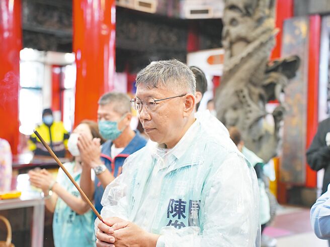 國民黨新竹市長候選人林耕仁22日發布最新的競選影片，暗指民眾黨主席、台北市長柯文哲（見圖）權謀算計。（黃敬文攝）