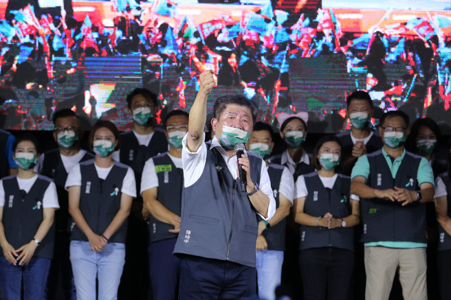 民进党台北市长候选人陈时中。（资料照,黄世麒摄）