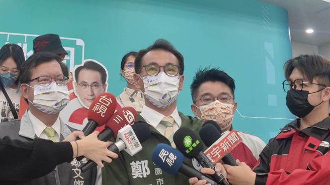 被问到出马挑战郑运鹏的立委席次，罗智强回应言之过早。（赖佑维摄）