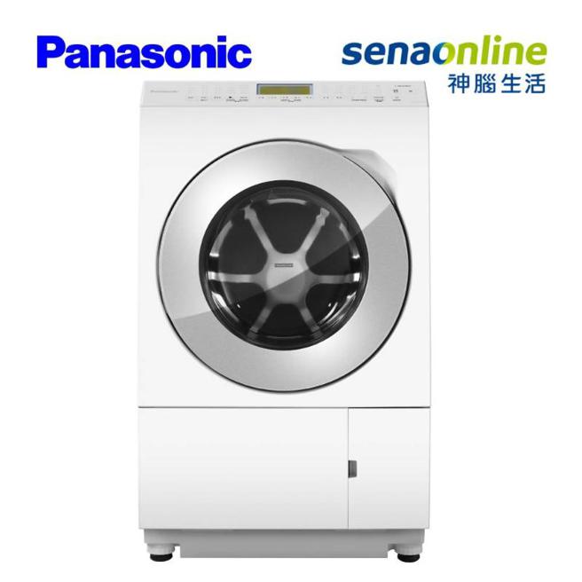 神脑国际的Panasonic 12KG 日本制洗脱烘滚筒洗衣机，晶灿白，原价7万6900元，促销价7万3900元。（神脑国际提供）