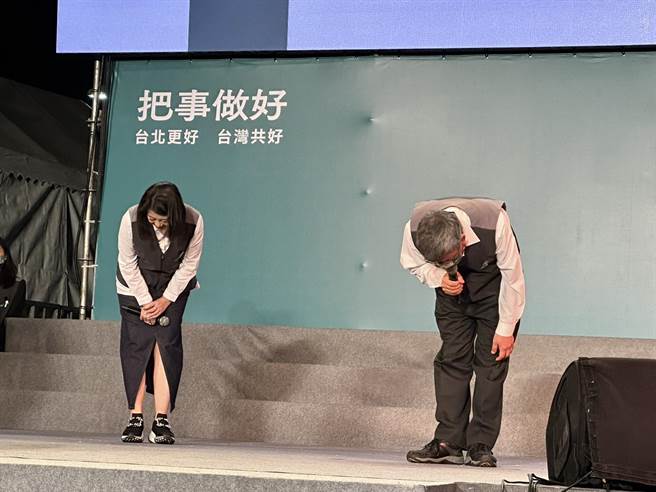 民進黨台北市長候選人陳時中宣布落選(邱新博攝)