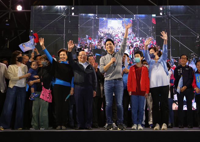 国民党蒋万安当选台北市长。（记者 陈信翰摄）