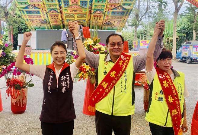 集集警分局刑事侦查小队长黄春麟，当选南投县议员。（廖志晃摄）