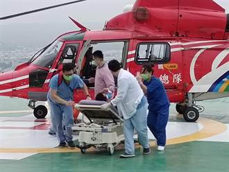 烏坵工作意外斷指 童醫院、空勤總隊緊急黃金救援