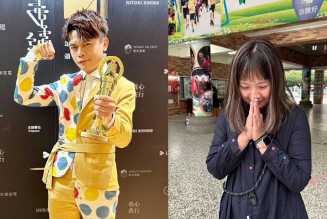 网红蔡阿嘎推派里长候选人，背后实质社会大型实验结果曝光。(图／蔡阿嘎、洪嘉璘IG)