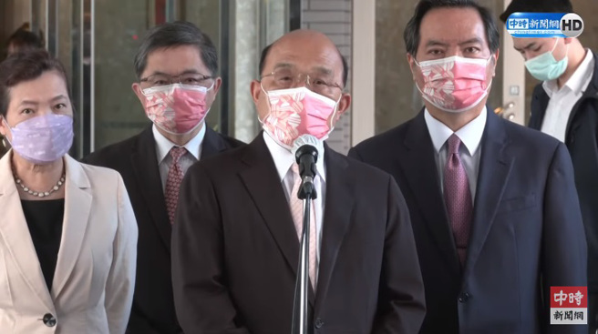 九合一选举民进党大败，行政院长苏贞昌28日表示会继续坚守岗位，把其余正在进行的工作做得更好，以此回应人民。（图／截自中时新闻网YT）