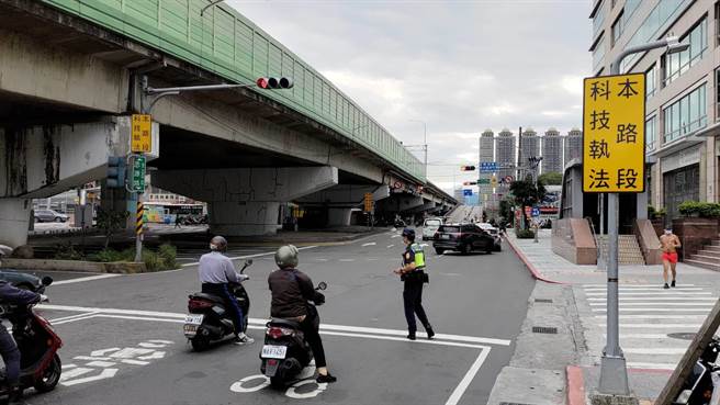 科技执法将针对常见肇事因素违规项目作举发。（警方提供）