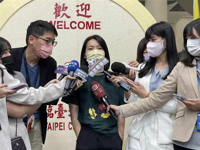 國民黨台北市議員徐巧芯。（楊亞璇攝）