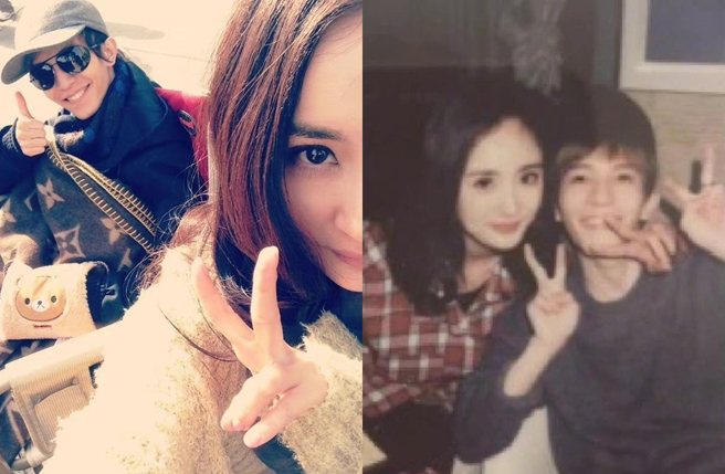 杨幂与郭敬明是多年好友。（图／微博）