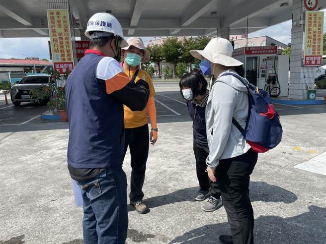 台糖加油站汽油溢漏事件，经台东县环保局确认对周边土壤无影响。（台东县政府提供）