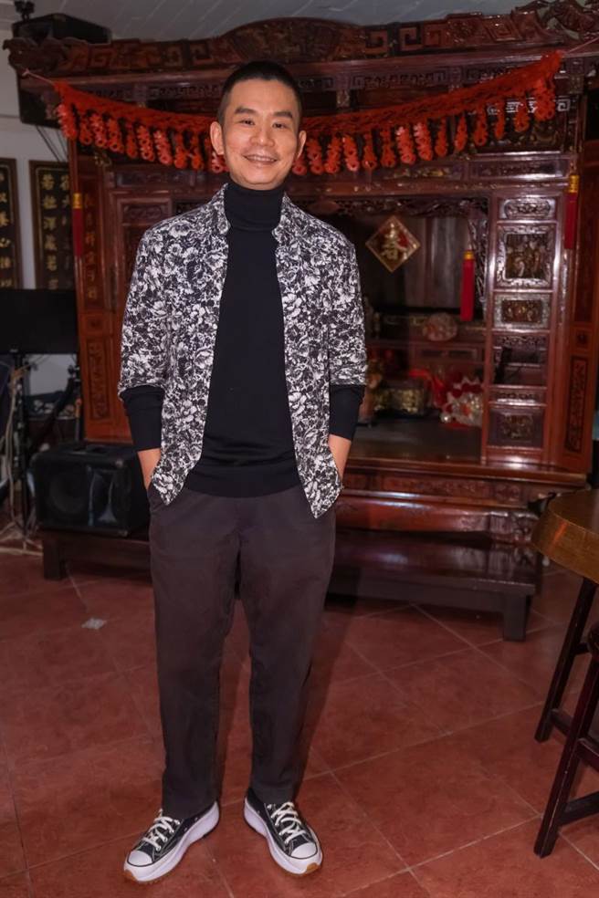 金钟编剧杜政哲出席杀青酒。（TVBS提供）