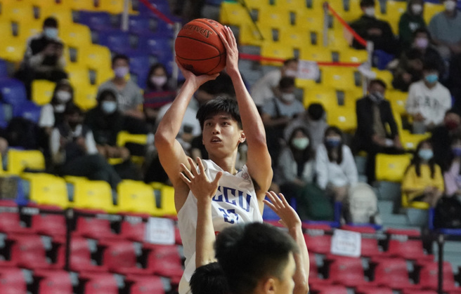 政治大学吴志锴是表现受到期待的锋线球员。（大专体总提供）