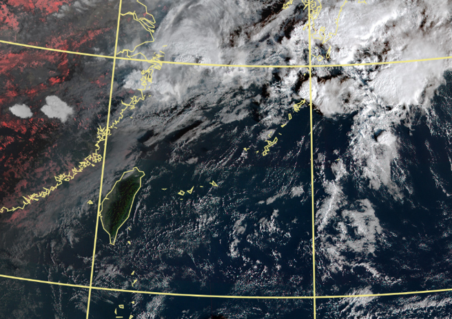 東北季風今晚到，北部、東部轉濕冷。（中央氣象局提供）