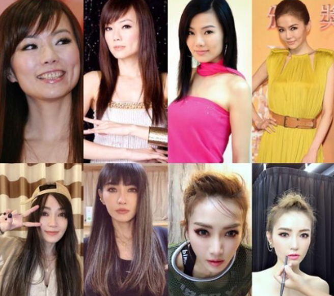 此前有網友挖出謝金燕的顏值進化史。(圖／翻攝自臉書社團爆廢公社公開版)