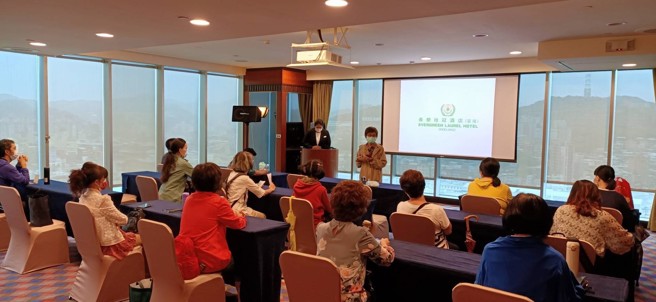 職場體驗活動參訪基隆長榮桂冠酒店。(圖/基隆市政府 提供)