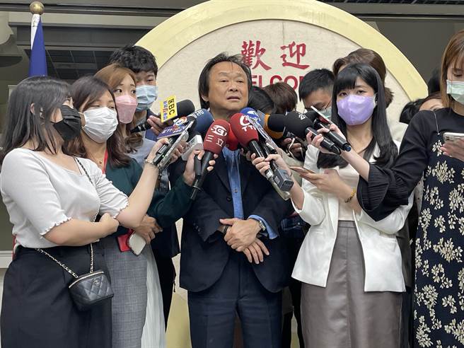 民進黨台北市議員王世堅。（黃婉婷攝）