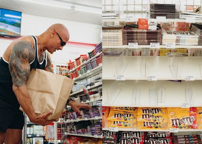 巨石强森长大后替14岁犯下的蠢事赎罪。（图／摘自巨石强森IG）