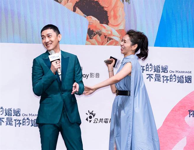 夏于乔、施名帅在《梅莉》演夫妻默契好。（罗永铭摄）