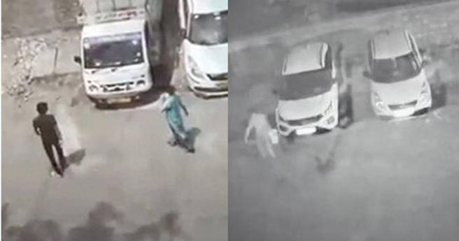 继母子连续多天在郊区丢弃尸块。（图／翻摄自推特）