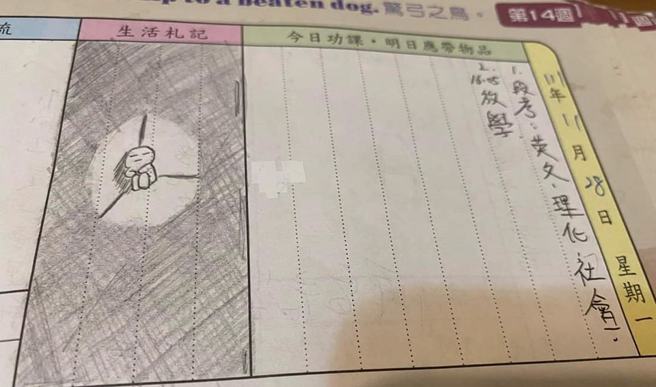 网友认为要多关心孩子，当中可能藏有心事。（图／翻摄自爆废公社公开版）