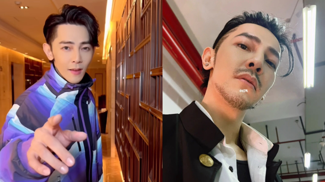 汪东城社群上常有不计形象搞怪的一面。(图/汪东城 IG、小红书)