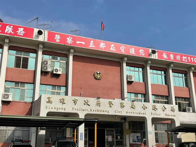 小港分局轄區沿海四路上傳出有人持棍棒傷人事件。（翻攝照片／高雄洪靖宜傳真）