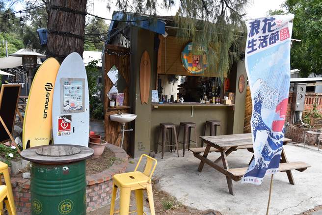 竹南镇假日之森浪花生活节将在12月3、4日登场，现场并提供美食。（谢明俊摄）