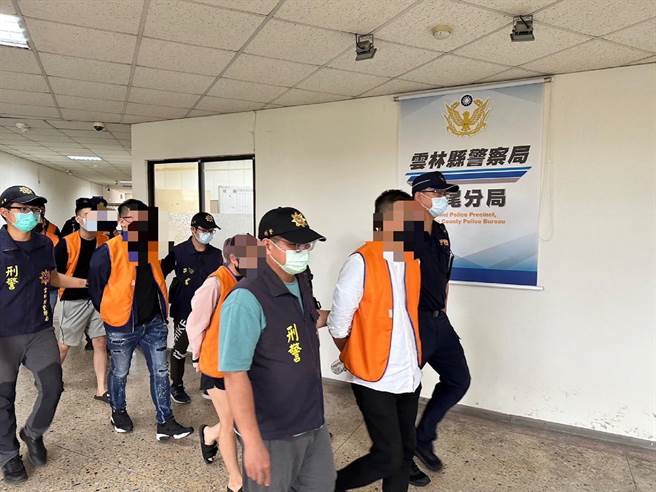 雲林縣砍錯人案3名惡煞交保，雲林地檢署抗告成功。（虎尾警分局提供／張朝欣雲林傳真）