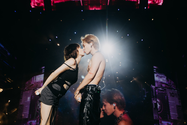 泫雅上月才和Dawn来台表演。（图／太空港提供）