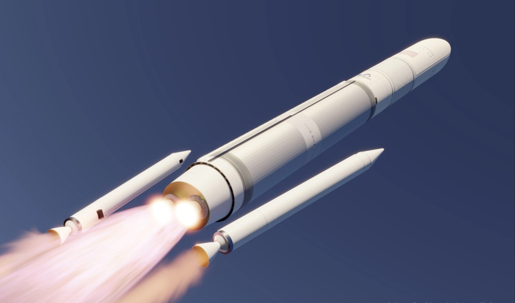 火神火箭的2具引擎终于到位，它採用蓝色起源的BE-4引擎。图/NASA(photo:ChinaTimes)