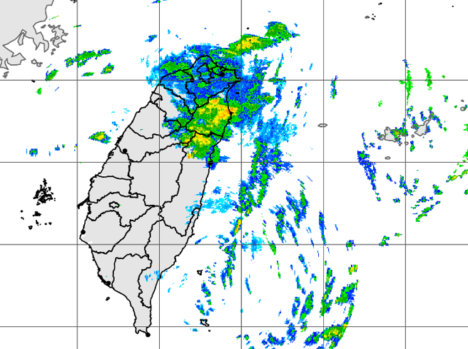 今起水气增多，北台湾湿冷到下周三，仅周六一天有空檔。（中央气象局提供）