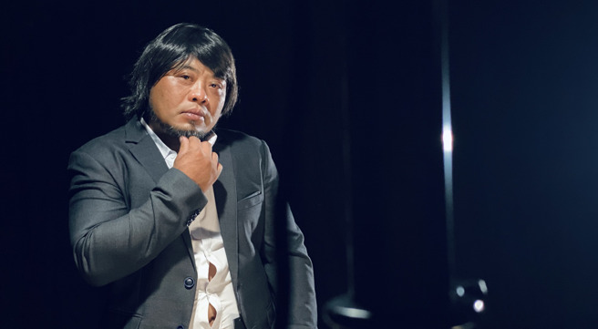 巴大雄最近以以一首《可不可以放進去一下下就好》走紅。(圖/巴大雄 臉書)