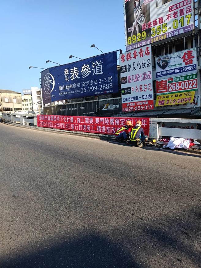 东门路桥即将从12月27日起封闭8个月。(铁道局提供／曹婷婷台南传真)
