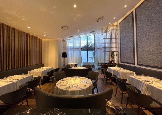 蝉联3年米其林1星的台中盐之华法式餐厅（Fleur de Sel），12月起端出冬季新套餐。（何书青摄）