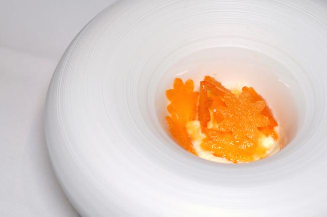 自制“笋”寇达起司/哈密瓜/柿子/蜂蜜。（何书青摄）