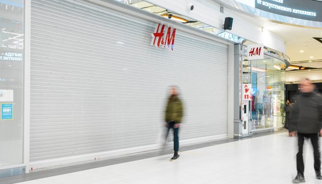 H&M在俄罗斯入侵乌克兰后决定结束在俄国业务，对该公司利润影响甚巨。
(示意图／shutterstock)