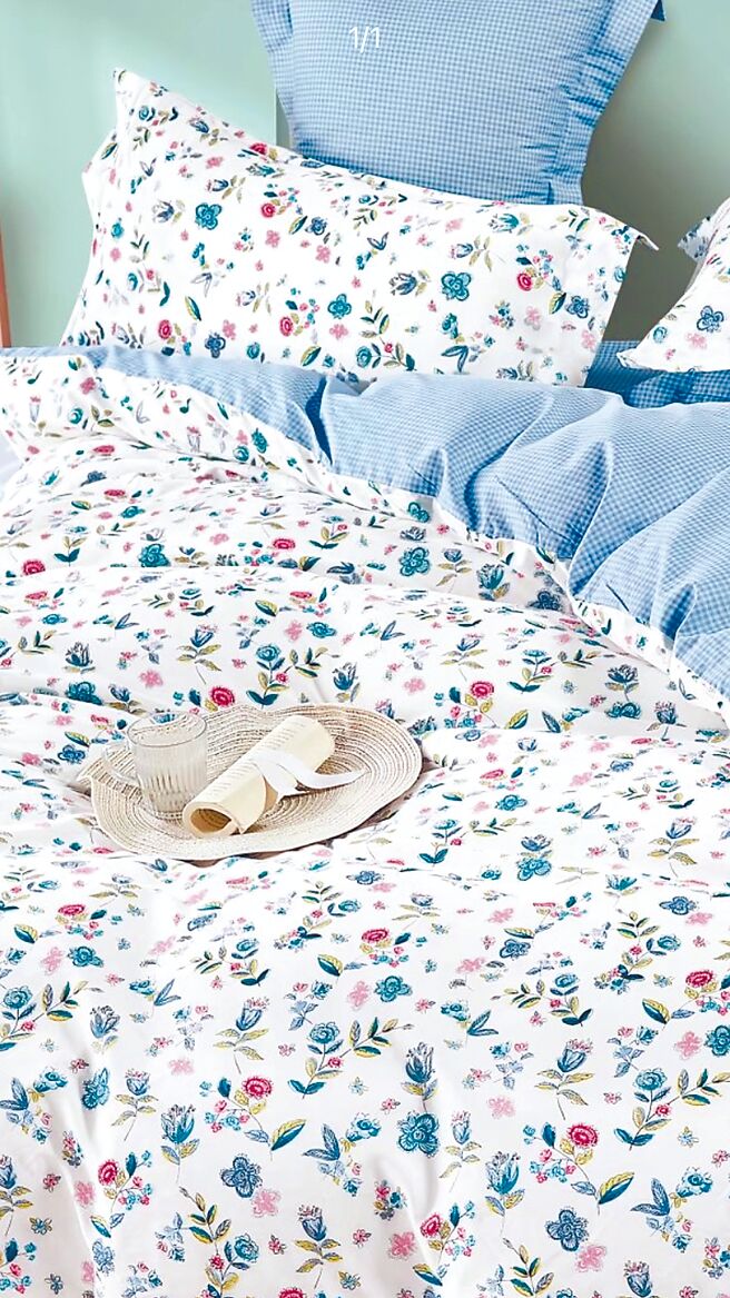 京站的寢麗精品寢飾，精梳棉4件組，原價1萬6800元，特價2480元。（京站提供）