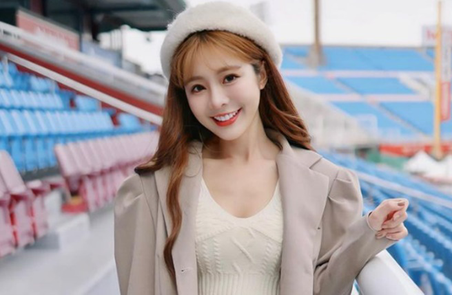 啦啦队女神「Rakuten Girls」成员倪暄。(eli_o528 IG)