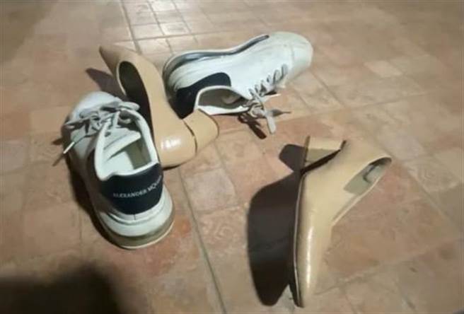 吴姓男子疑似有特殊性癖好，竟偷女邻居的高跟鞋打手枪。（民眾提供／杨静茹南投传真）